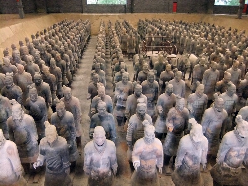 中国系の石像