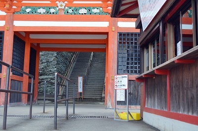 紀三井寺奥の階段